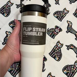 Stanley Polar 30oz Flip Straw Tumbler with Black Lid